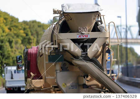 攪拌車圖片(混凝土攪拌車) 攪拌車圖片(混凝土攪拌車) 137406329