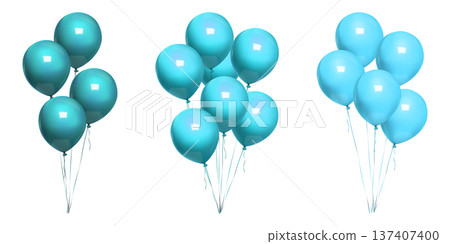 Balloon colored bunch float, 3d blue birthday gift mockup. String bound realistic vector element for invitation, round party icon set. Set of valentive celebrate carnival icons, bday helium ball set Balloon colored bunch float, 3d blue birthday gift mockup. String bound realistic vector element for invitation, round party icon set. Set of valentive celebrate carnival icons, bday helium ball set 137407400