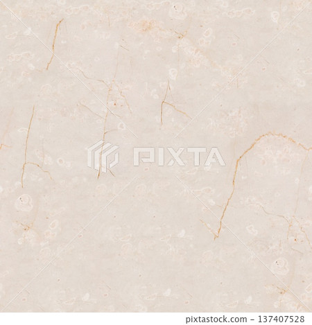 Beige light warm marble stone natural surface for bathroom or kitchen countertop. Seamless square background, tile ready. Beige light warm marble stone natural surface for bathroom or kitchen countertop. Seamless square background, tile ready. 137407528