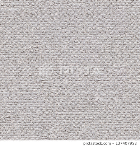 Linen canvas texture in light grey color as part of your stylish design. Seamless pattern background. 137407958
