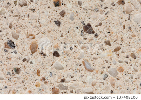 Unusual beige synthetic stone texture. Unusual beige synthetic stone texture. 137408106