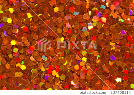 Glitter light brown background in colour. 137408114