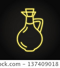 Vinegar neon icon 137409018