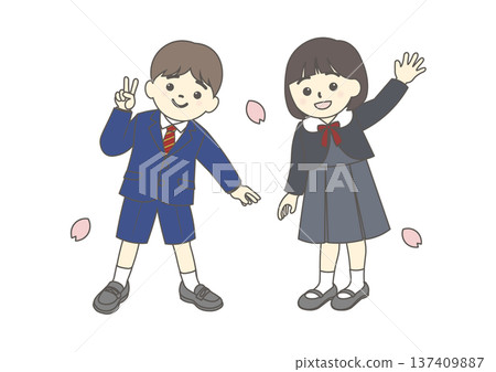 Children in formal suits Children in formal suits 137409887