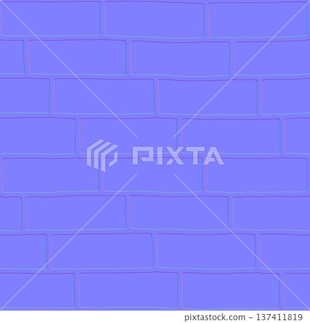 Architectural Brick Grid Normal Map Design 137411819