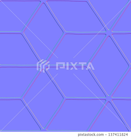 Architectural Geometric Wireframe Normal Map Architectural Geometric Wireframe Normal Map 137411824