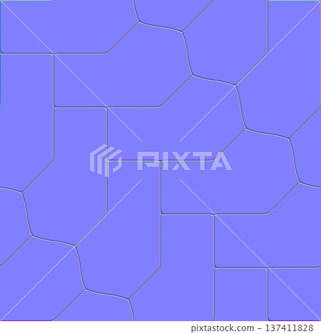 Geometric Cell Shard Normal Map Texture Geometric Cell Shard Normal Map Texture 137411828
