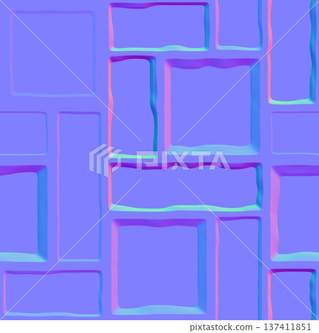 Deep Beveled Architectural Stone Normal Map Seamless 137411851