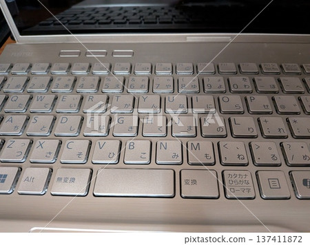 Image of a laptop keyboard 137411872