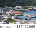 Townscape of Tokashiki district, Tokashiki Island, Okinawa Prefecture 137411966