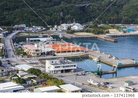 沖繩縣渡嘉敷島渡嘉敷地區的街景 沖繩縣渡嘉敷島渡嘉敷地區的街景 137411966