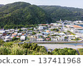 Townscape of Tokashiki district, Tokashiki Island, Okinawa Prefecture 137411968