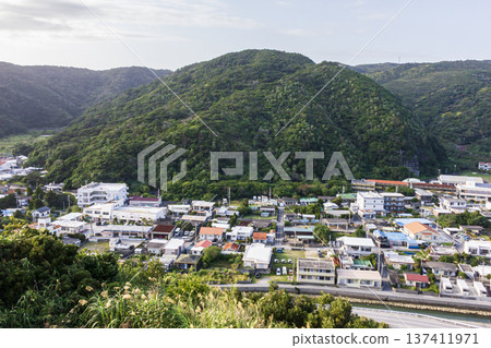 沖繩縣渡嘉敷島渡嘉敷地區的街景 沖繩縣渡嘉敷島渡嘉敷地區的街景 137411971
