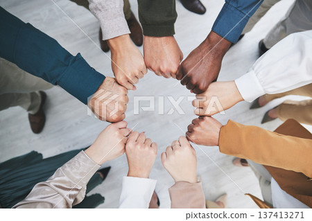 Hands, fist bump and team, support with solidarity and business people with top view and community. Synergy, cooperation and huddle, collaboration and corporate group with trust, meeting and mission Hands, fist bump and team, support with solidarity and business people with top view and community. Synergy, cooperation and huddle, collaboration and corporate group with trust, meeting and mission 137413271
