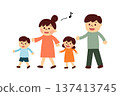Walking family 137413745