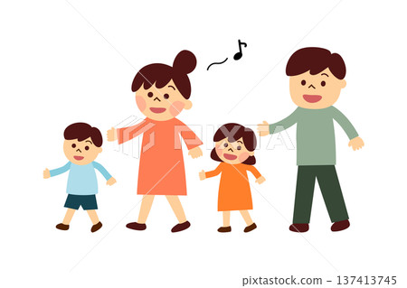 Walking family 137413745