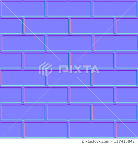 Minimalist Large Brick Normal Map for Architectural Rendering Minimalist Large Brick Normal Map for Architectural Rendering 137413842