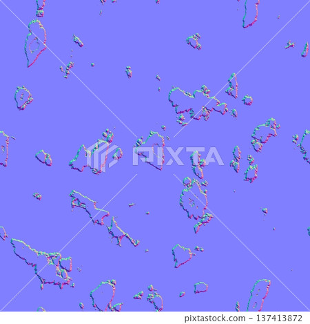 Scattered Island Map Silhouette Normal Map Texture 137413872