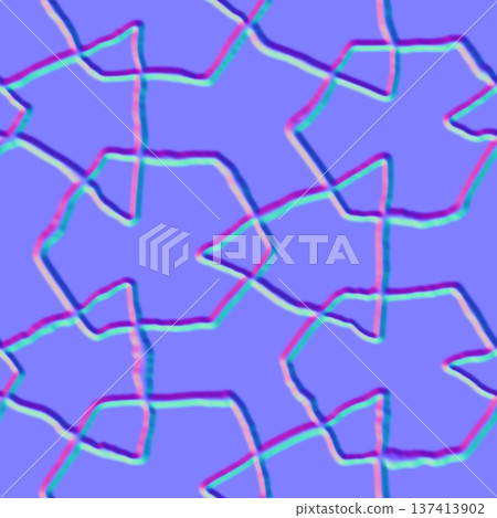 Soft Blurred Geometric Line Normal Map for Technical Backgrounds 137413902
