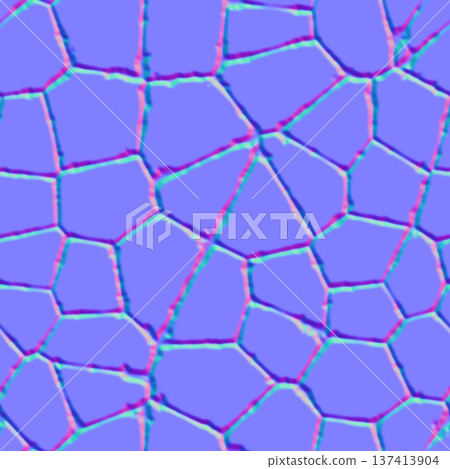 Thick Cracked Stone Outline Normal Map Texture Thick Cracked Stone Outline Normal Map Texture 137413904