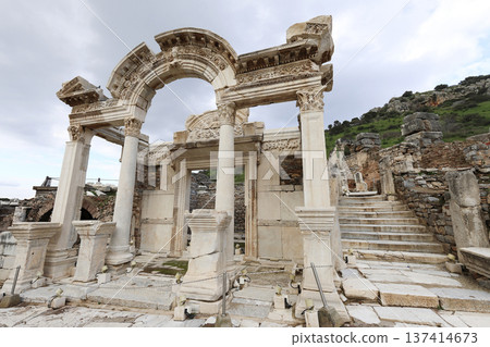 Ruins of the city of Ephesus Ruins of the city of Ephesus 137414673