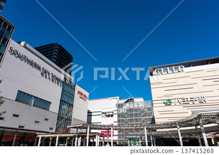 South exit of JR Hachioji Station, Southern Sky Tower Hachioji and Hachioji Opa, Asahi-cho, Hachioji City, Tokyo South exit of JR Hachioji Station, Southern Sky Tower Hachioji and Hachioji Opa, Asahi-cho, Hachioji City, Tokyo 137415268