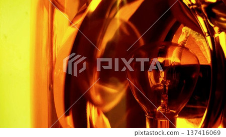 Yellow light bulb Yellow light bulb 137416069