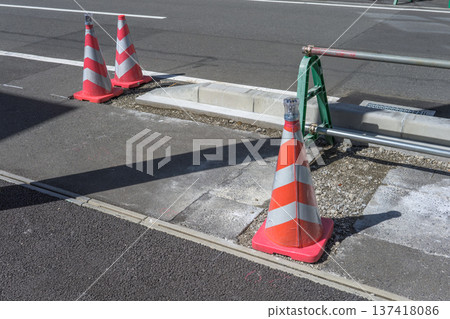 道路路緣石安裝工程 道路路緣石安裝工程 137418086