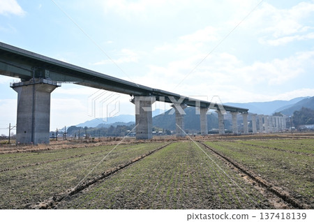 東海道環狀高速公路在養老站和北瀨站之間正在建設中。 137418139