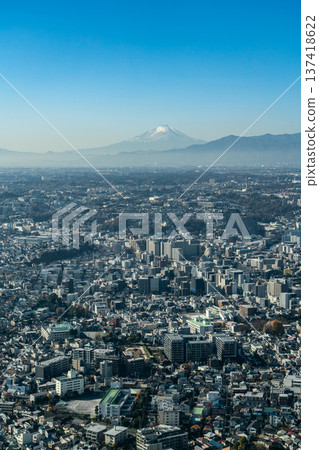 [Kanagawa Prefecture] A residential area in Yokohama with a view of Mount Fuji (December 2025) 137418622