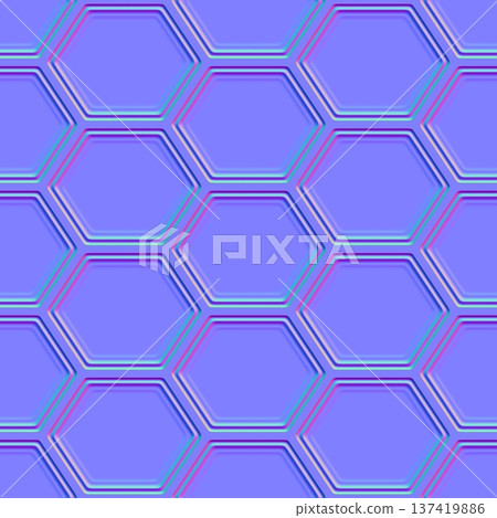 Clean Hexagonal Honeycomb Normal Map Clean Hexagonal Honeycomb Normal Map 137419886