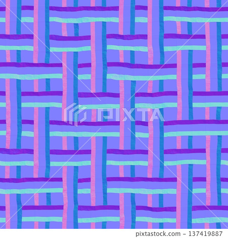 Clean Woven Pattern Normal Map Texture for Rendering 137419887