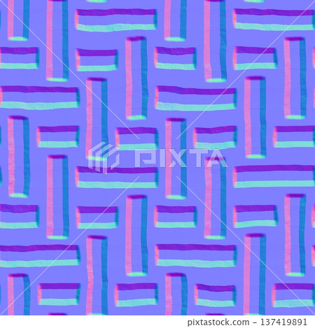 Block Basketweave Pattern Normal Map for 3D Floor Materials Block Basketweave Pattern Normal Map for 3D Floor Materials 137419891