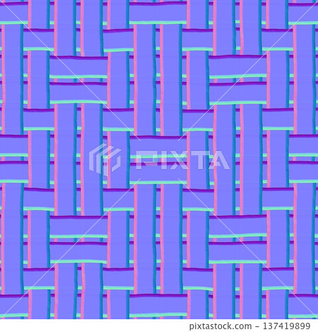 Interlaced Fabric Weave Surface Normal Map 137419899