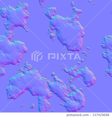 Smooth Organic Landmass Normal Map for CGI Smooth Organic Landmass Normal Map for CGI 137420086