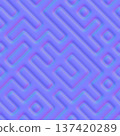 Maze Circuit Board Geometric Normal Map 137420289