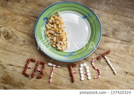 eat fast diet with weight control and rapid weight loss concept eat fast diet with weight control and rapid weight loss concept 137420324