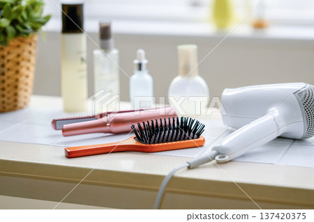 Preparing hair care products 137420375