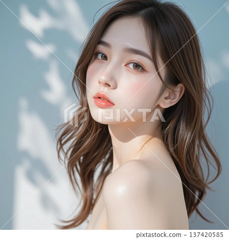 美麗的女人美麗形象 137420585