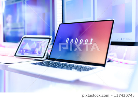 Laptop restart screen 137420743