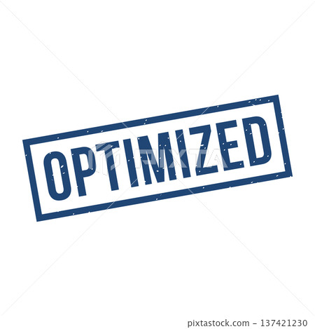Optimized Stamp,Optimized Grunge Square Sign 137421230