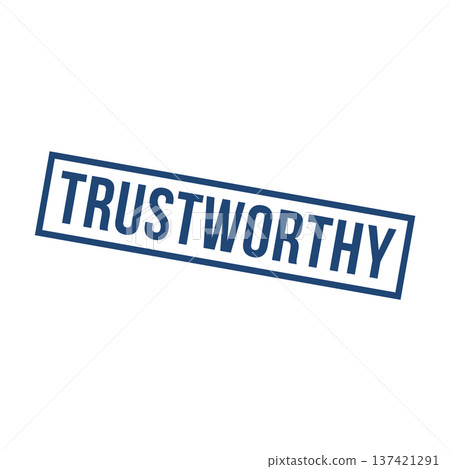 Trustworthy Stamp,Trustworthy Square Sign Trustworthy Stamp,Trustworthy Square Sign 137421291