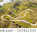 Winding Road. Portugal. Aerial View 137421333