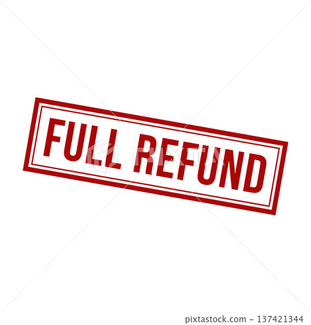 Full Refund Stamp,Full Refund Square Sign Full Refund Stamp,Full Refund Square Sign 137421344