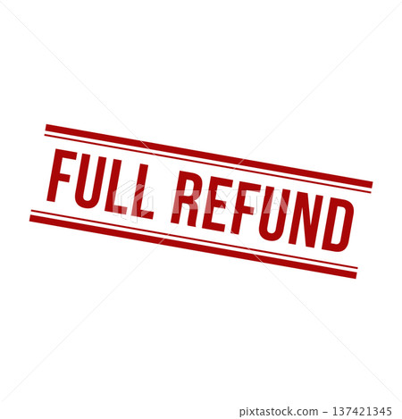 Full Refund Stamp,Full Refund Square Sign Full Refund Stamp,Full Refund Square Sign 137421345