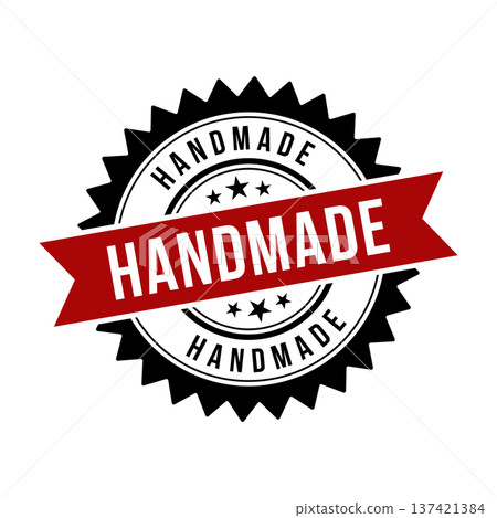 Handmade Stamp,Handmade Round Sign With Ribbon Handmade Stamp,Handmade Round Sign With Ribbon 137421384