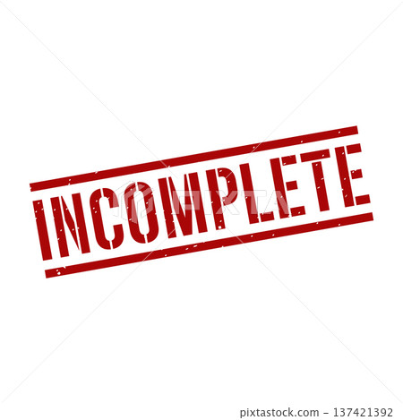 Incomplete Stamp,Incomplete Grunge Square Sign Incomplete Stamp,Incomplete Grunge Square Sign 137421392