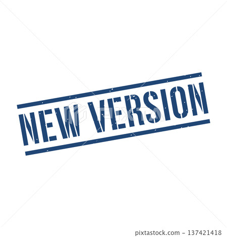 New Version Stamp,New Version Grunge Square Sign New Version Stamp,New Version Grunge Square Sign 137421418