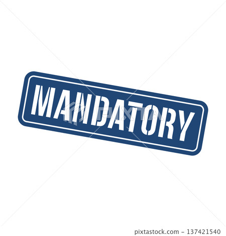 Mandatory Stamp,Mandatory Square Sign Mandatory Stamp,Mandatory Square Sign 137421540