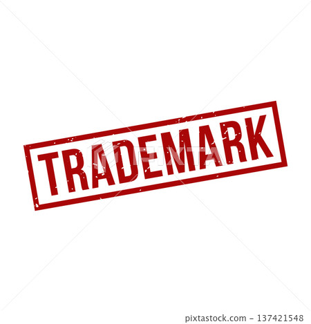 New Trademark Stamp, Trademark Grunge Square Sign New Trademark Stamp, Trademark Grunge Square Sign 137421548